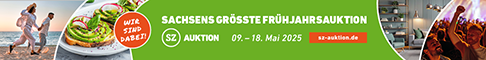 Sachsens größte Frühjahresauktion – 09. - 18. Mai 2025 – sz-auktion.de